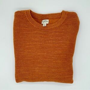 J. Crew Men's Crewneck Sweater in Burnt Orange